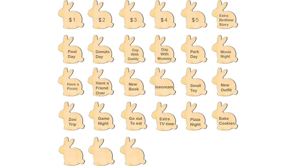 kids easter egg tokens
