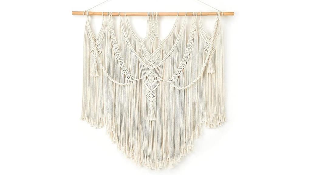 large boho macrame wall hanging