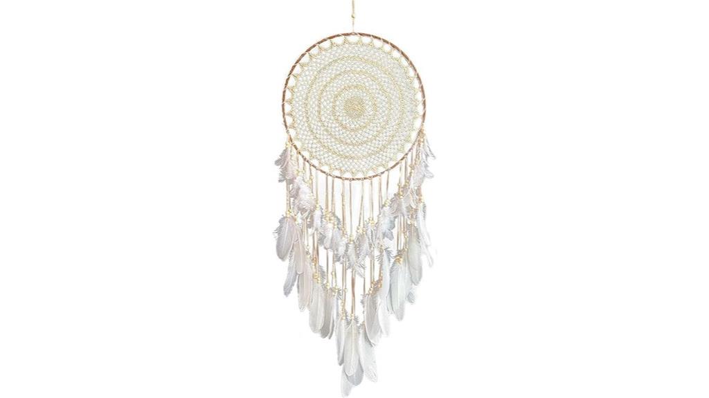 large feather dream catcher