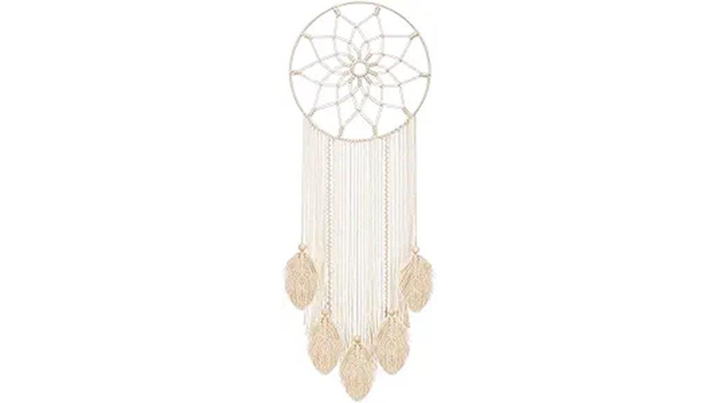 large macrame dreamcatcher wall hanging