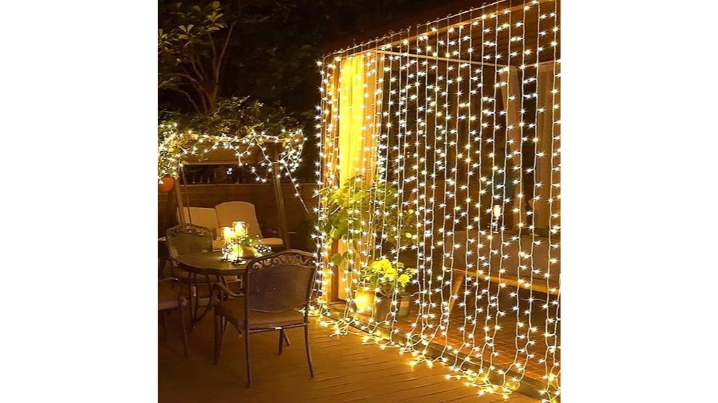 led curtain lights remote