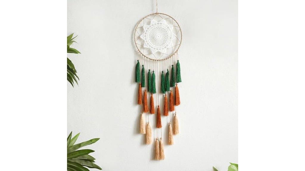 macrame dream catchers bedroom