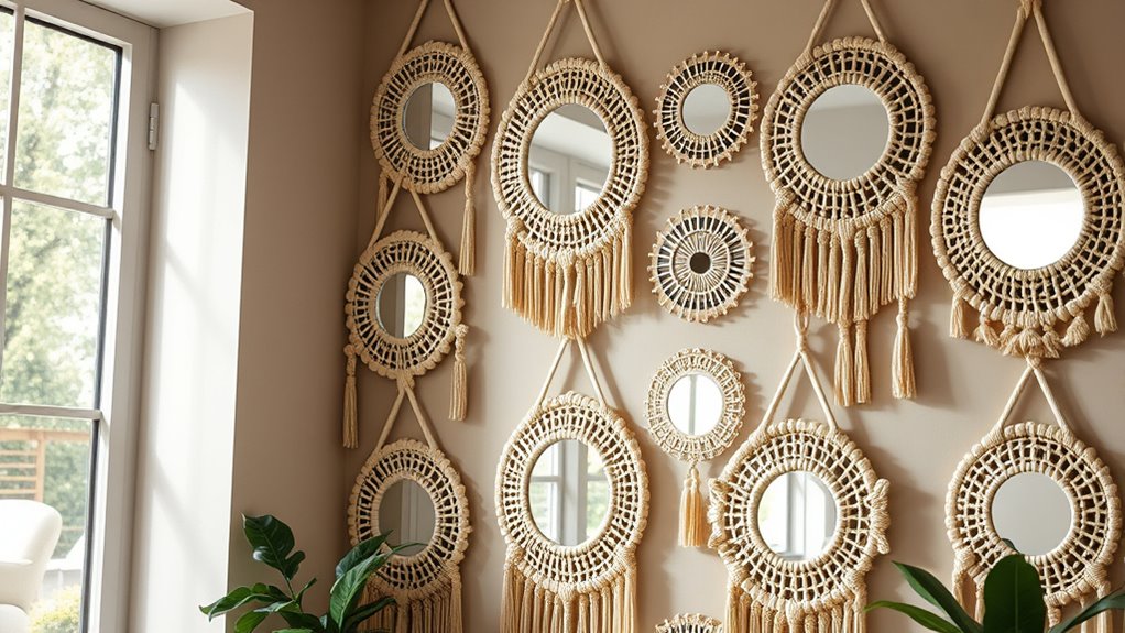 macrame mirror decor ideas
