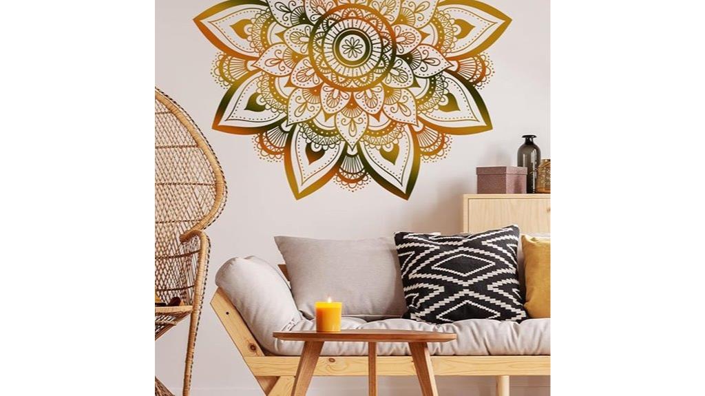 mandala wall decal artwork