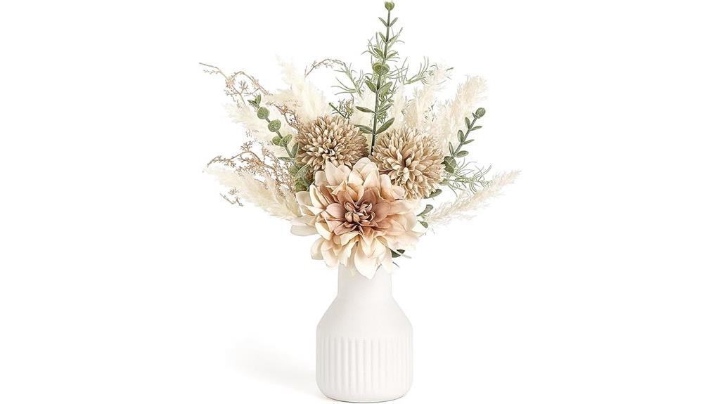 mini ceramic flower arrangement