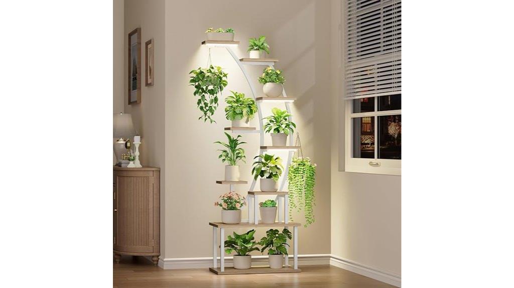 nine tier metal plant stand