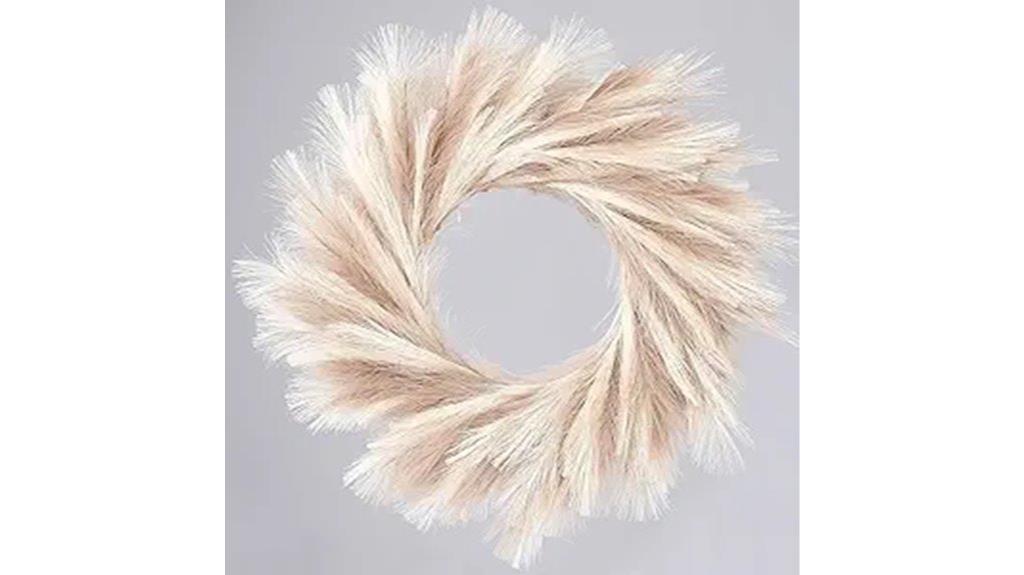 pampas grass wreath