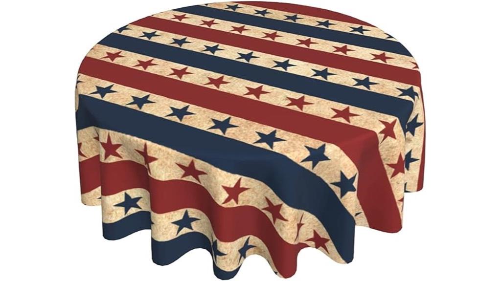 patriotic 4th of july tablecloth