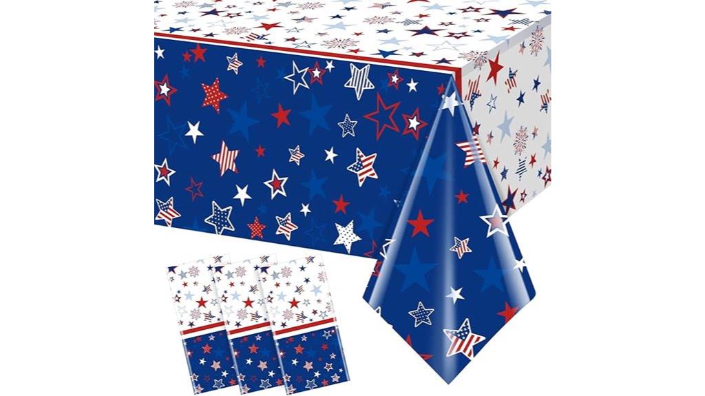 patriotic tablecloth set