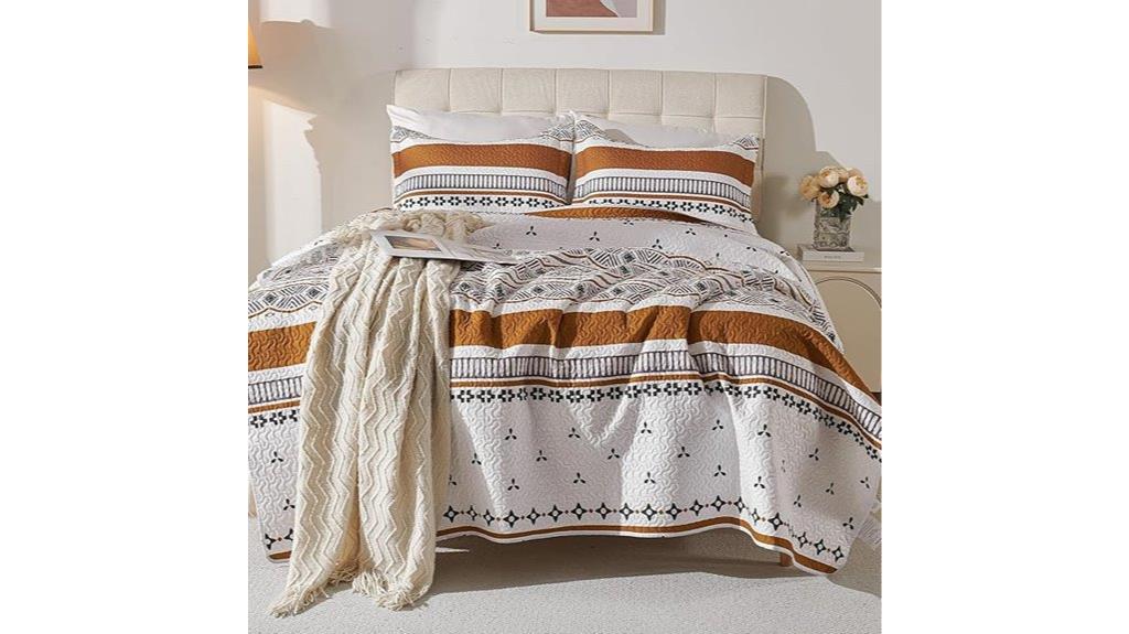 queen bohemia quilt set