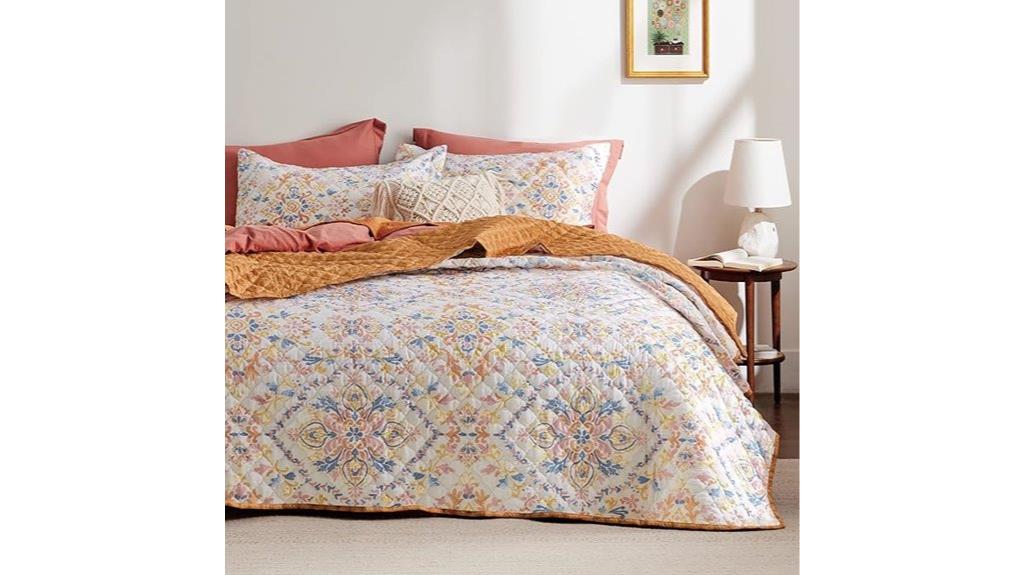 reversible boho queen bedding