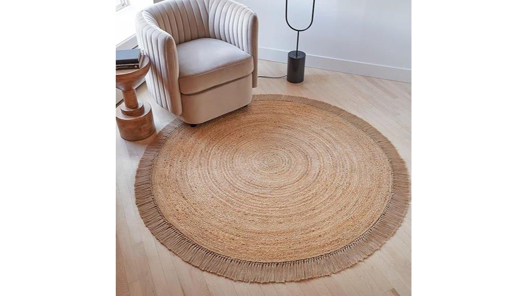 round jute rug
