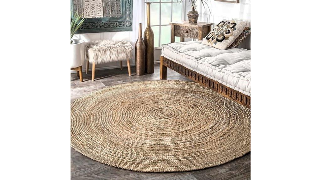 round jute rug