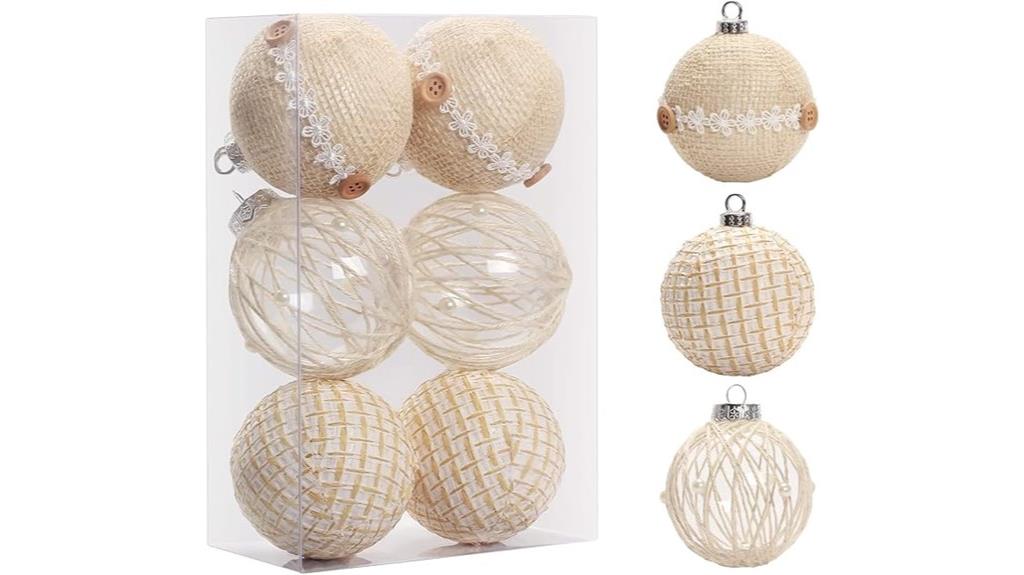rustic boho christmas ornaments