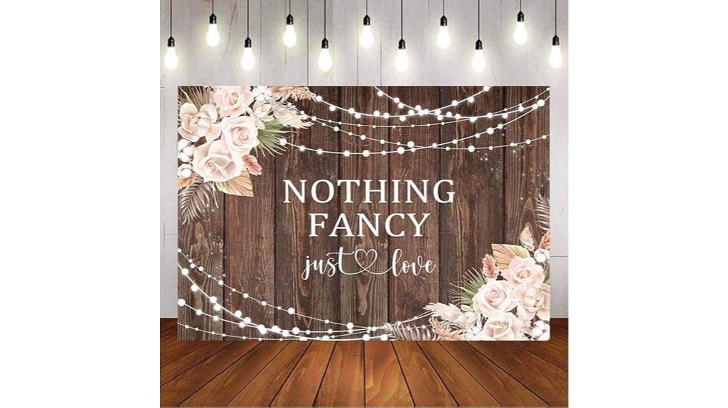 rustic wedding photography backdrop