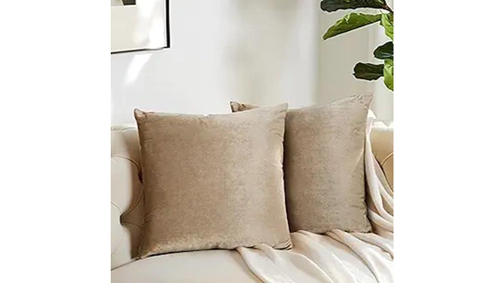 set of 2 decorative pillow covers