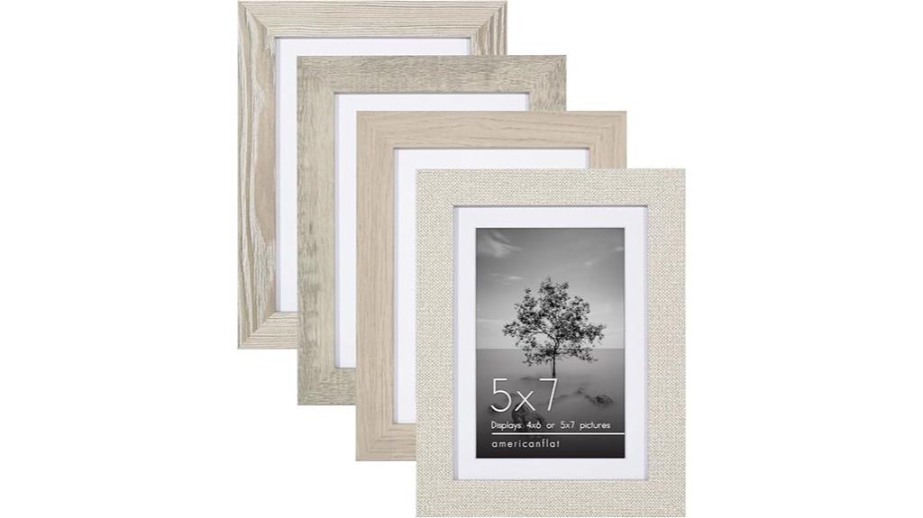 set of four frames