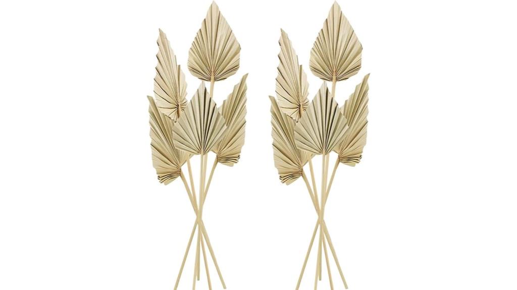 set of ten boho palm spears