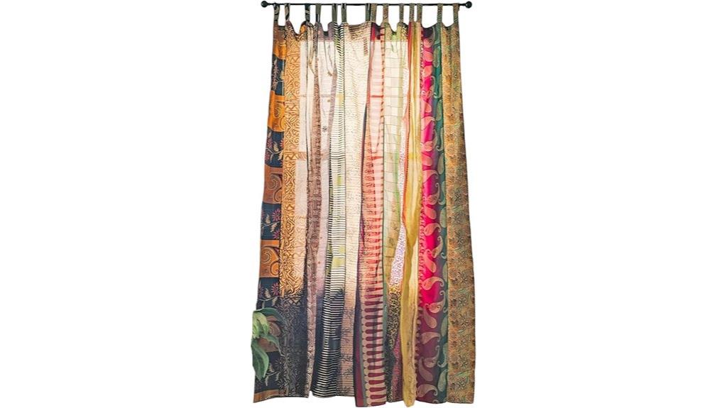 silk blend light curtains