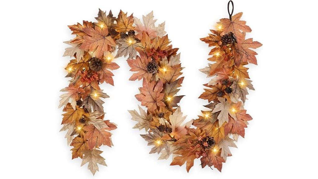 six foot lighted garland