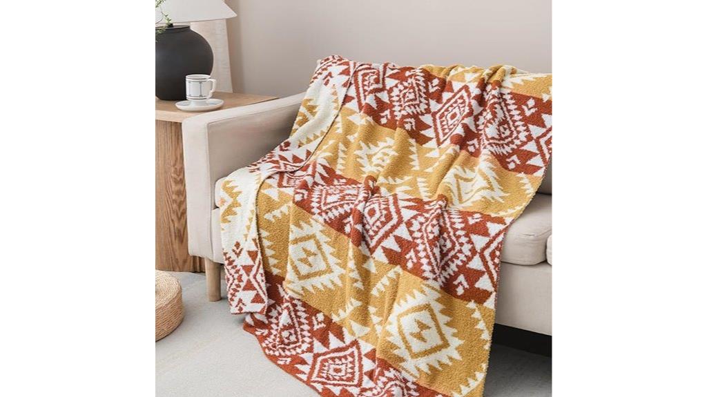 soft feather knit blanket