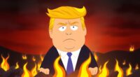 south park mocks trump