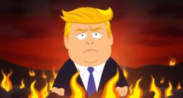 south park mocks trump