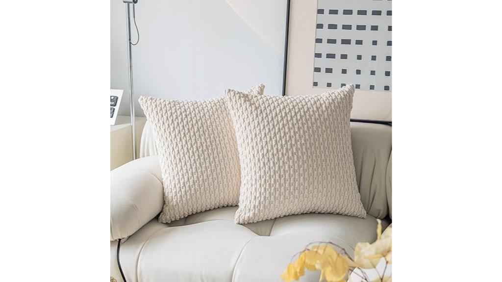 striped corduroy velvet cushions