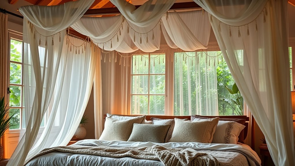 stylish boho mosquito nets