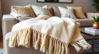 stylish cozy fringe blankets