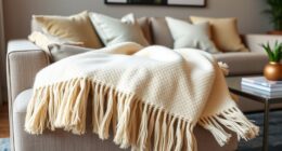 stylish cozy fringe blankets