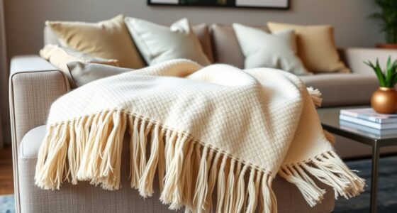 stylish cozy fringe blankets