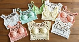 stylish crochet crop tops