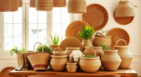 stylish functional seagrass baskets