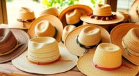 summer boho straw hats