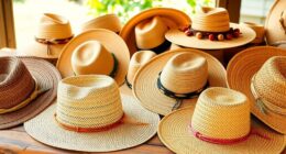 summer boho straw hats