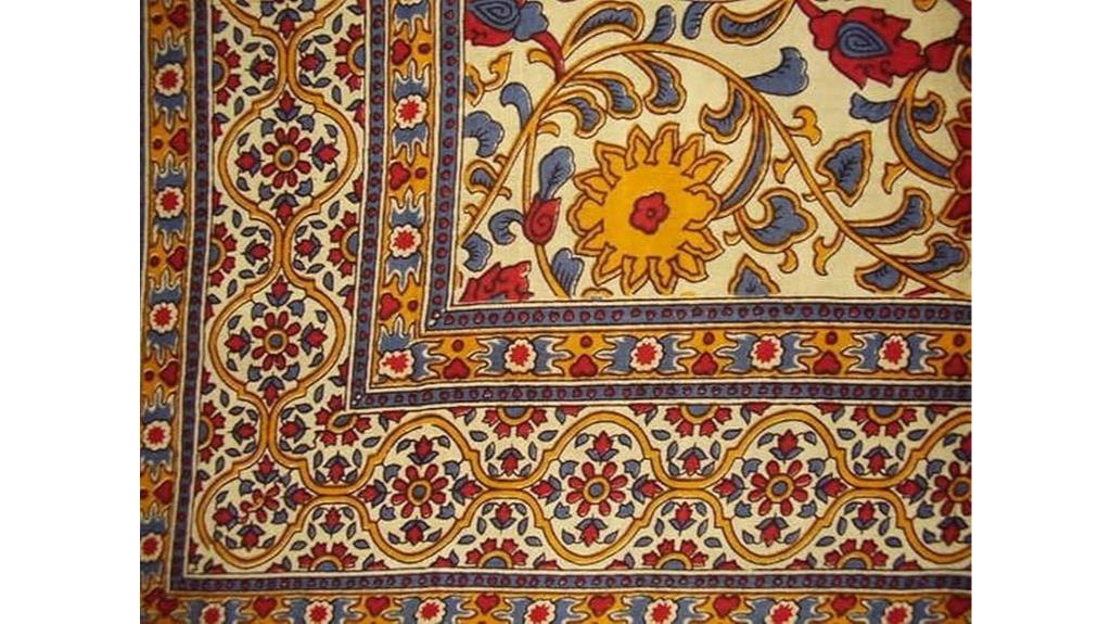 sunflower cotton bedspread