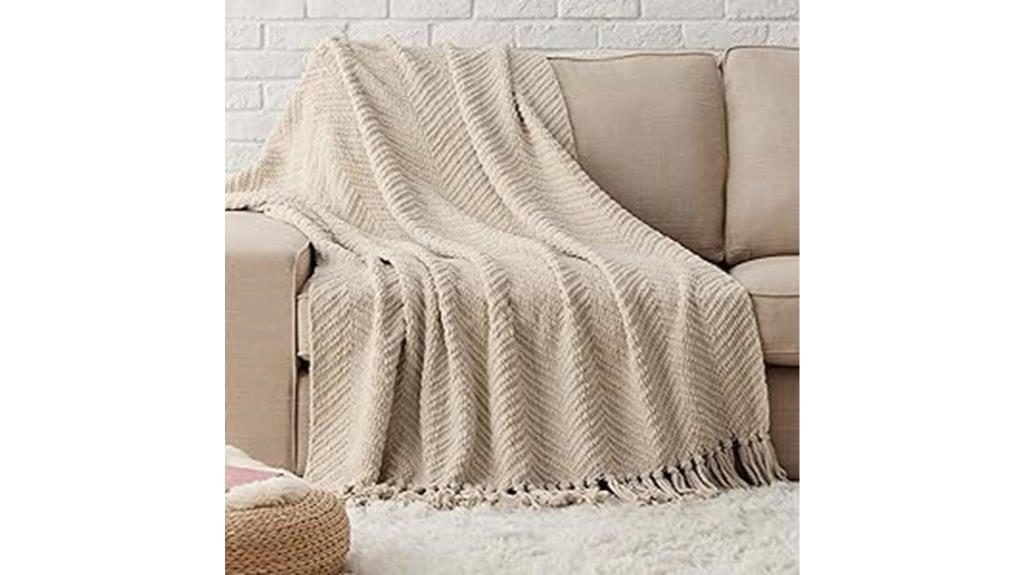 super soft taupe blanket