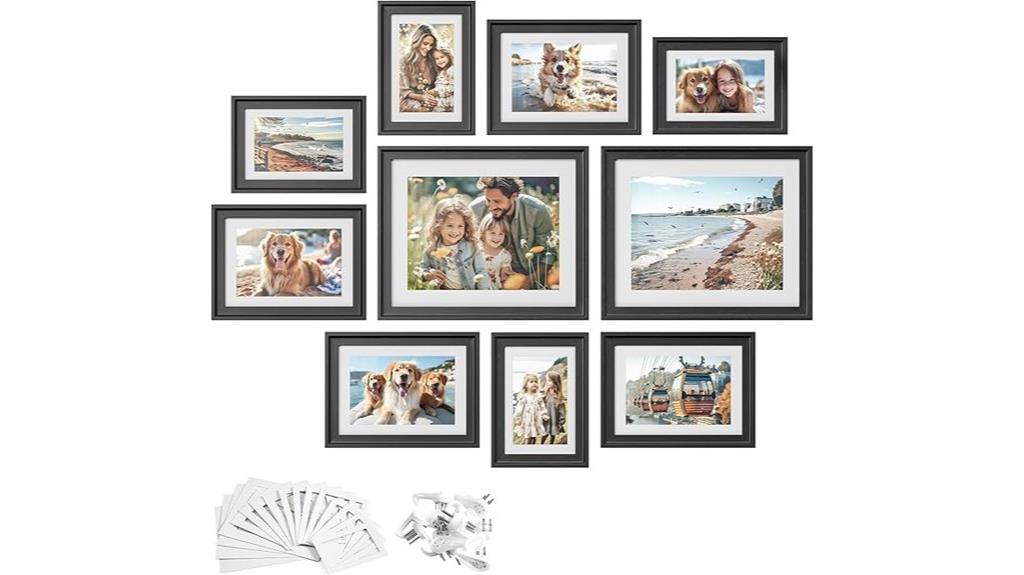 ten frame collage sets