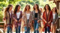 top 15 boho kimono cardigans