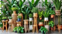 top boho indoor plant displays