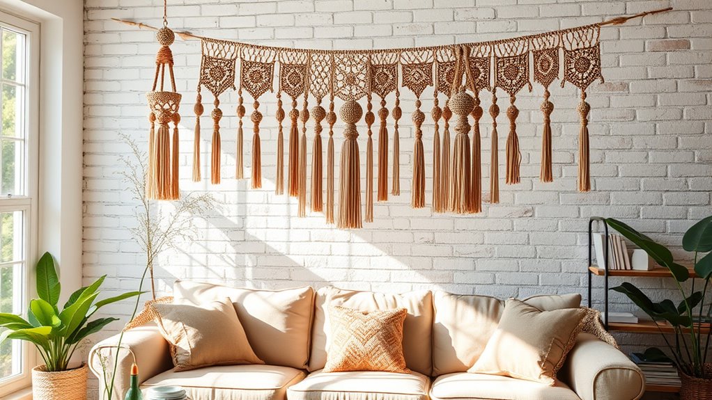 top boho macrame decorations