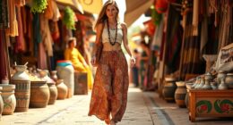 top boho palazzo pants