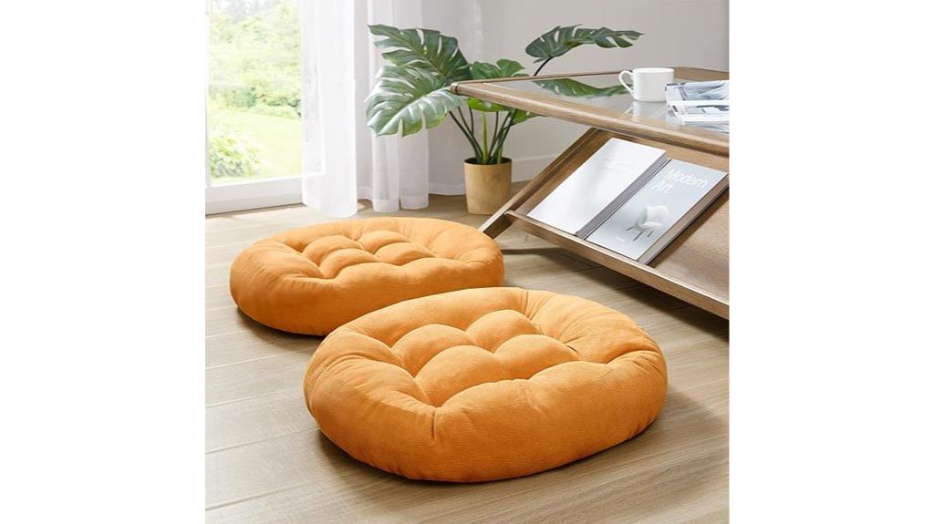 tufted corduroy floor cushions