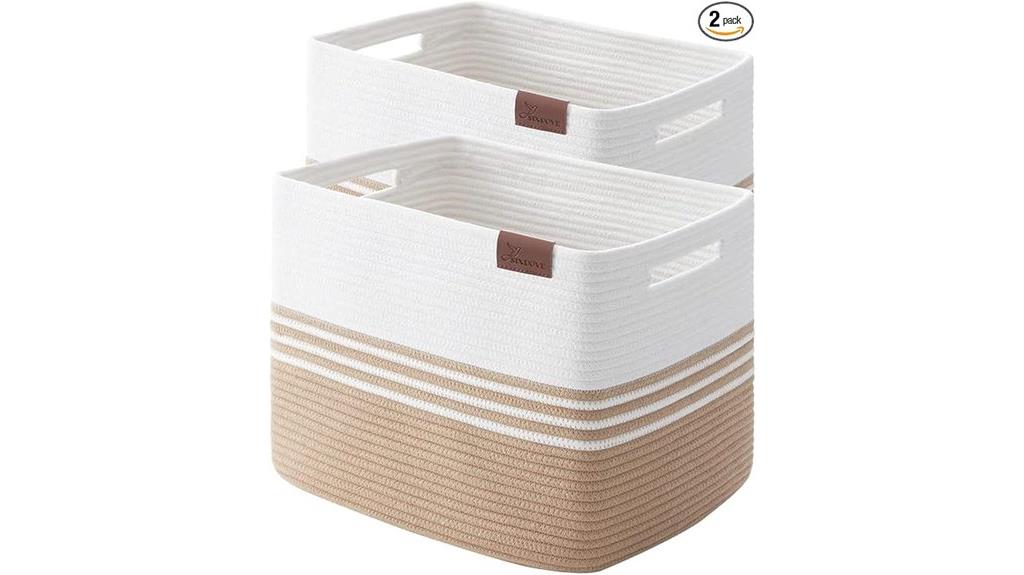 two pack storage baskets