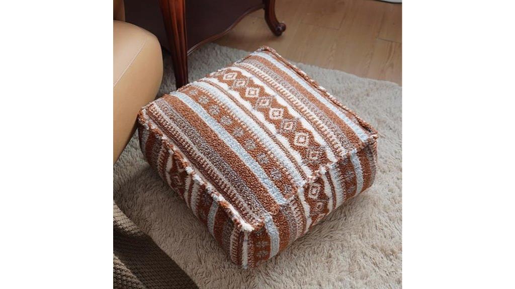 unstuffed ottoman footrest cover