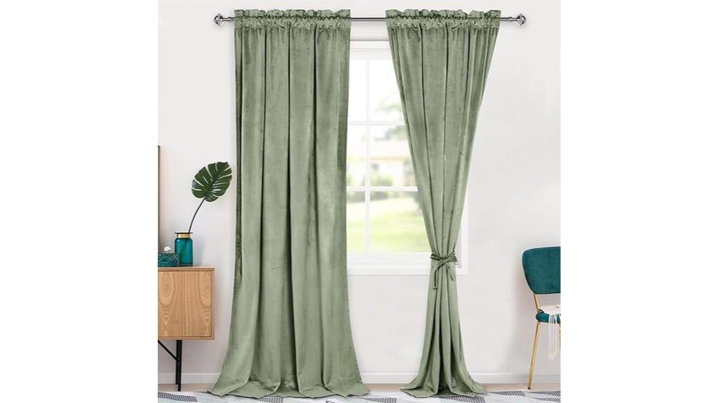 velvet blackout thermal curtains