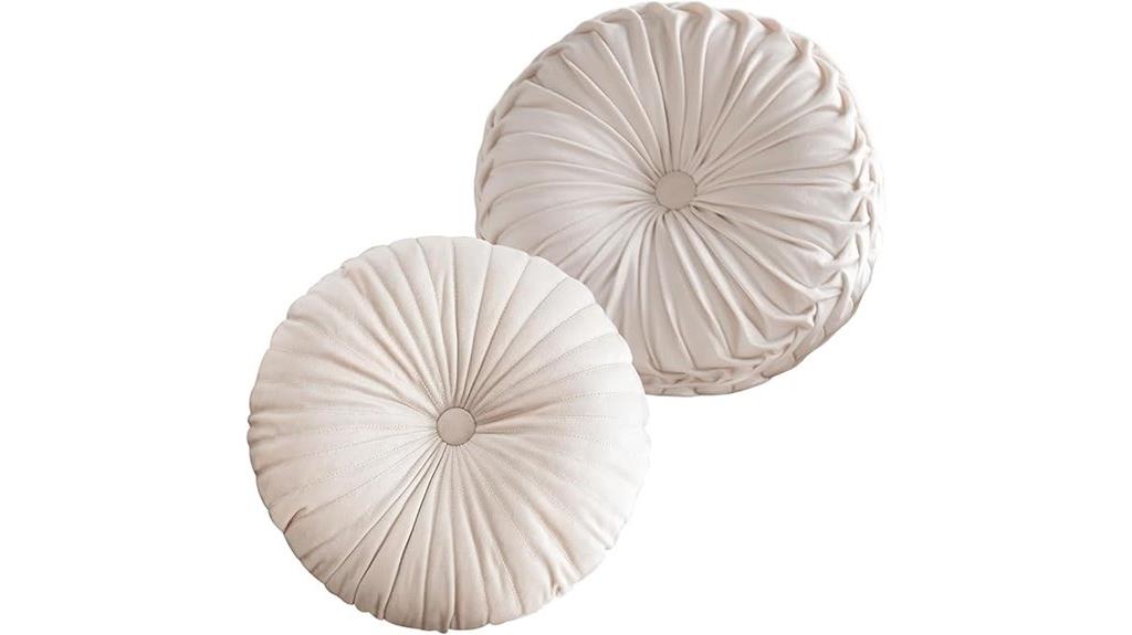 velvet pumpkin pillow set