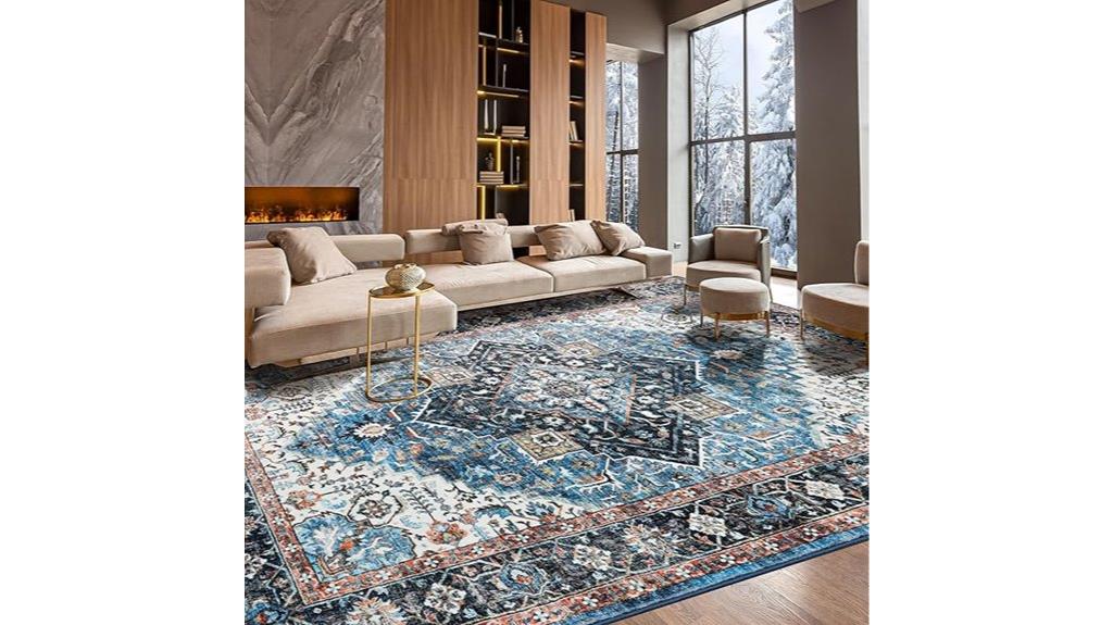vintage boho non slip rug