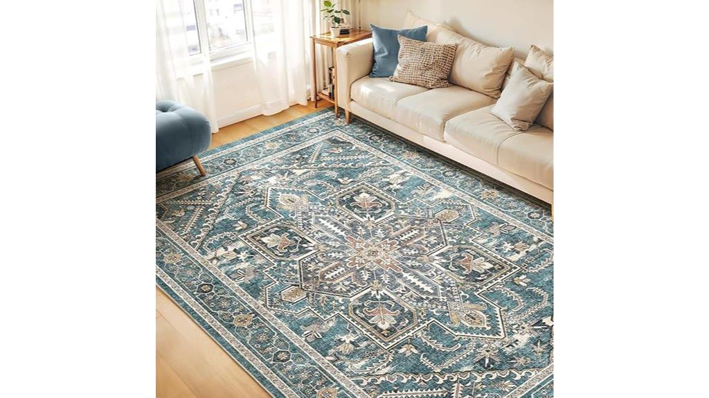 washable 8x10 living room rug